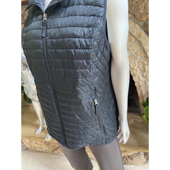 Duluth Trading Full Zip Puffer Vest Black Women's Size XL - Picture 2 of 6